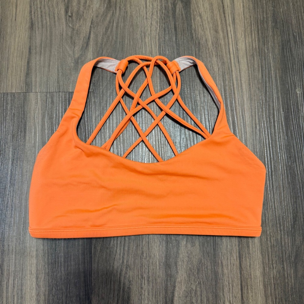 lululemon athletica Orange Sports Bra